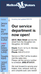 Mobile Screenshot of meltonmotorsonline.com