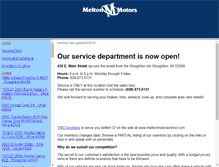 Tablet Screenshot of meltonmotorsonline.com